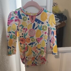 Hatley Multicolor Fruit Rash Guard Swimsuit 12-18 Months